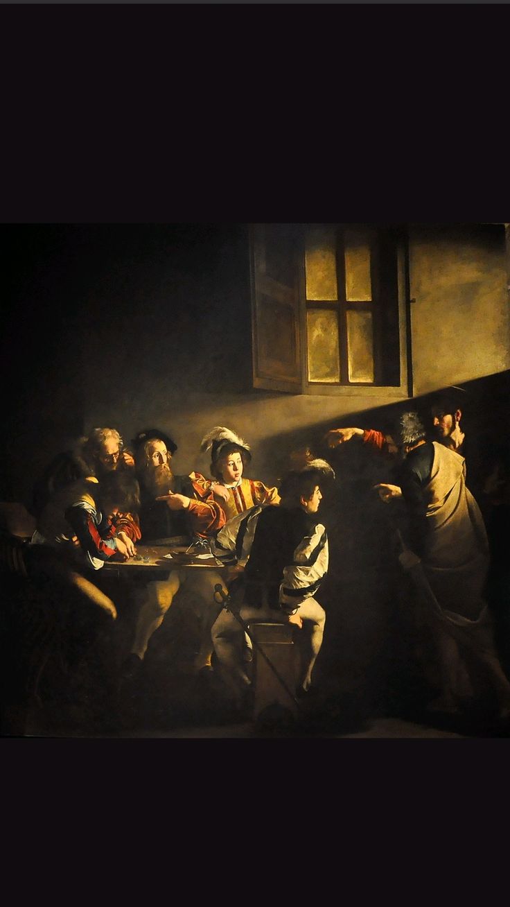 Artwork inspiration for the Chiaroscuro painting workshop