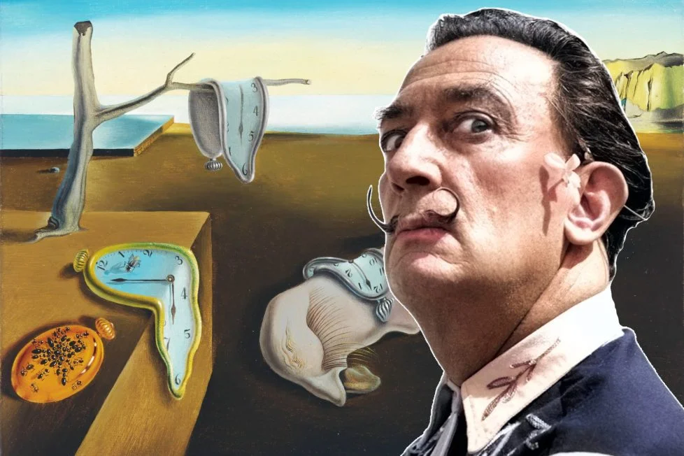 Artwork inspiration for the Dalí & the Unconscious Mind painting workshop