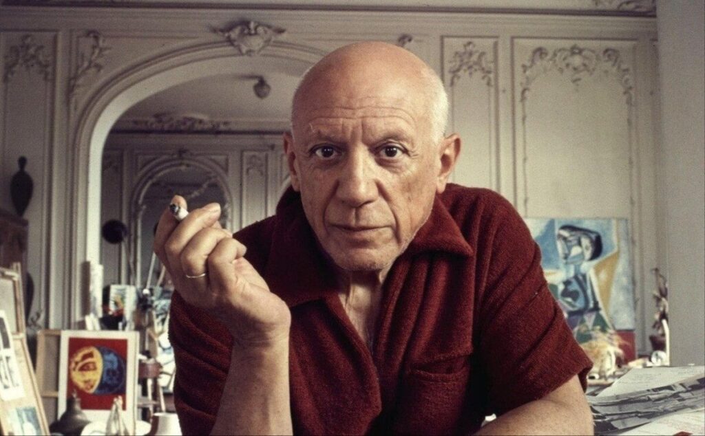 Artwork inspiration for the Picasso: The Playful Perspective painting workshop