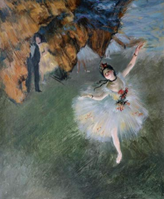 Artwork inspiration for the Dancing with Degas painting workshop